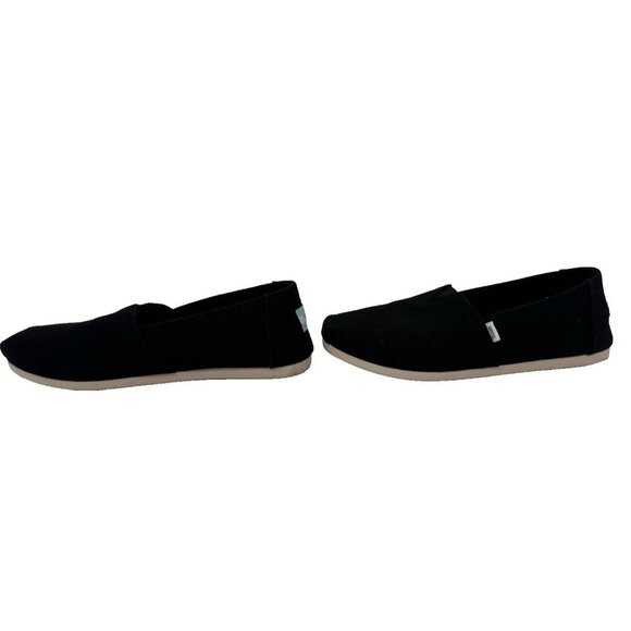 TOMS Shoes Classics Canvas Women's Size 6.5 Black, worn once - Picture 7 of 13